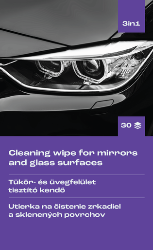 [AO102] Swundo törlőkendők tükrök és üvegfelületek tisztítására