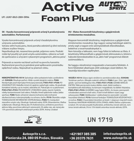 Active Foam Plus 25 Kg