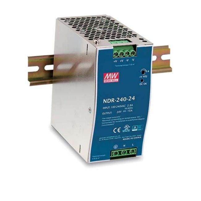 AC/DC power supply on DIN rail 240W 24V/10A