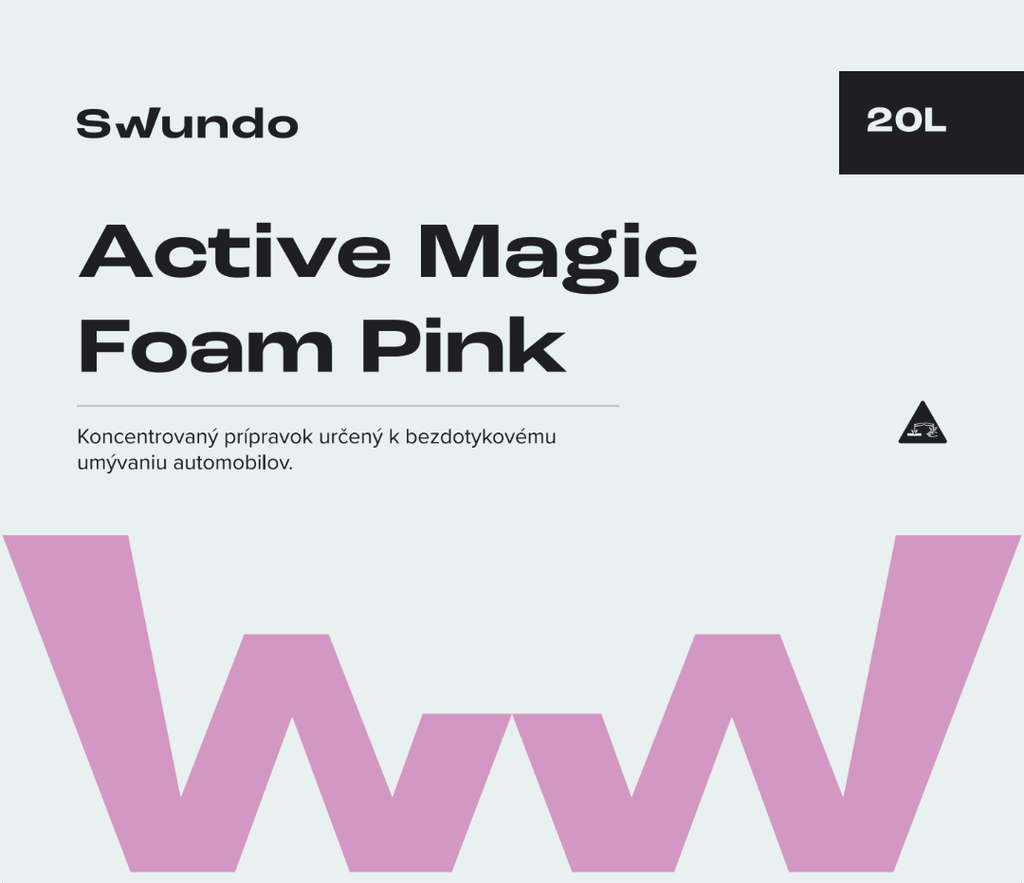 Active Magic Foam Pink (aktívna pena farebná) - 20L
