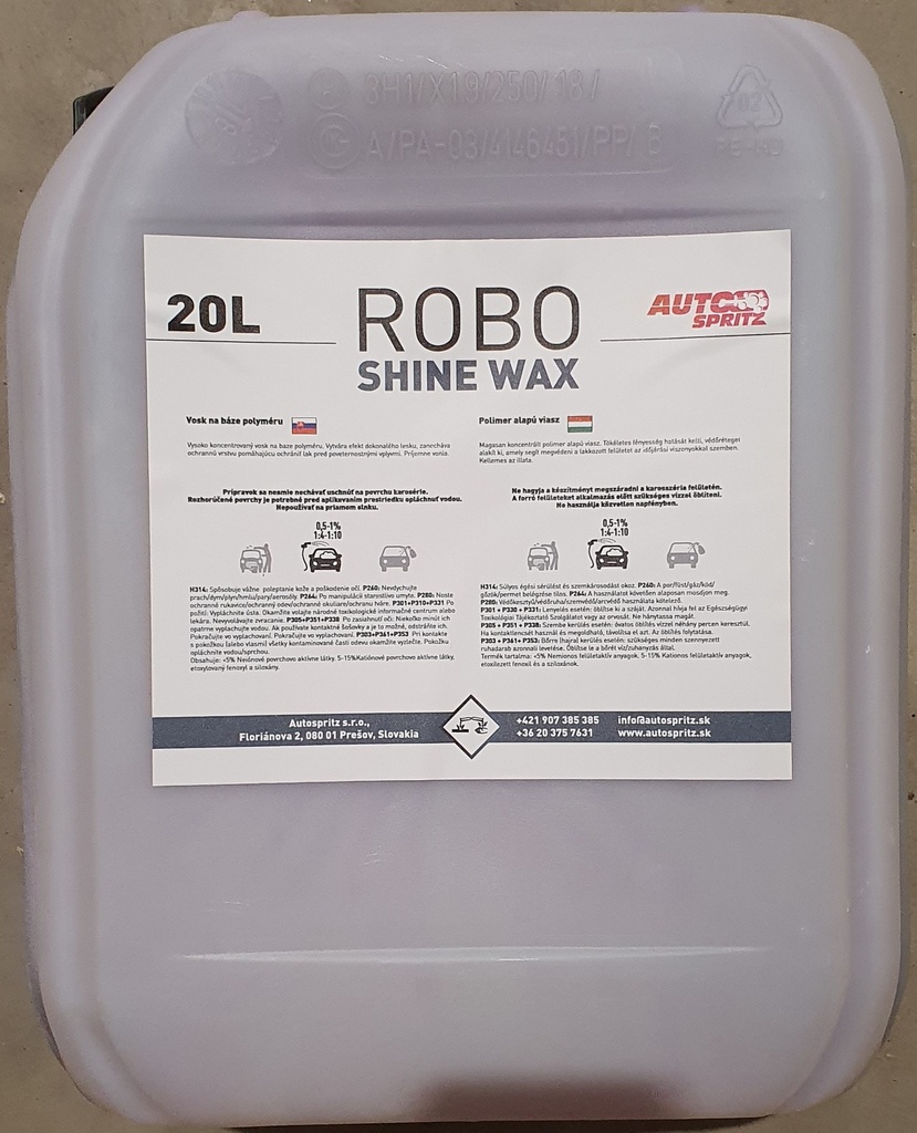 Robo Shine Wax - 20L