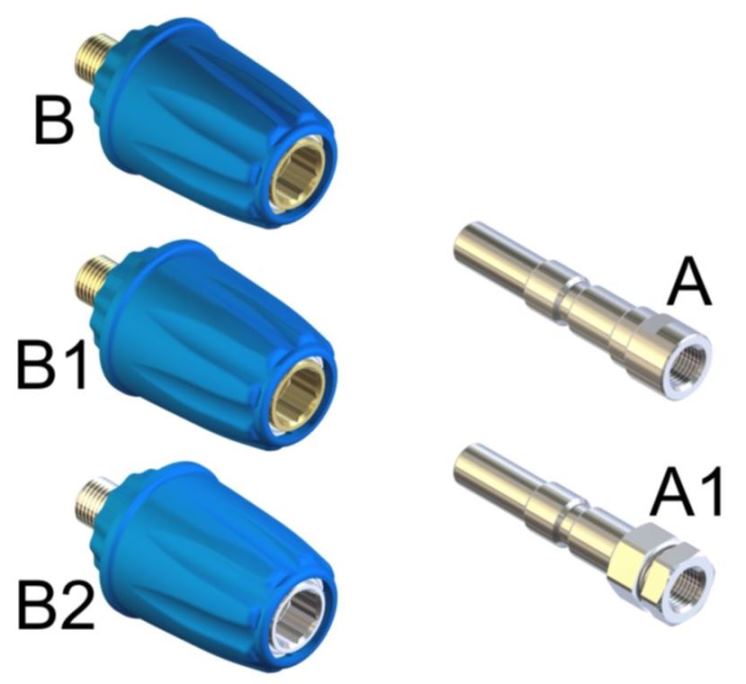 Kerek gyorscsatoló ARS25Psst-B 1/4BspM pin15-Kw