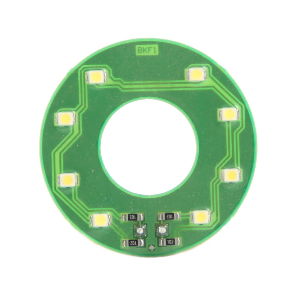 Backlight of piezoelectric LED BKF button.