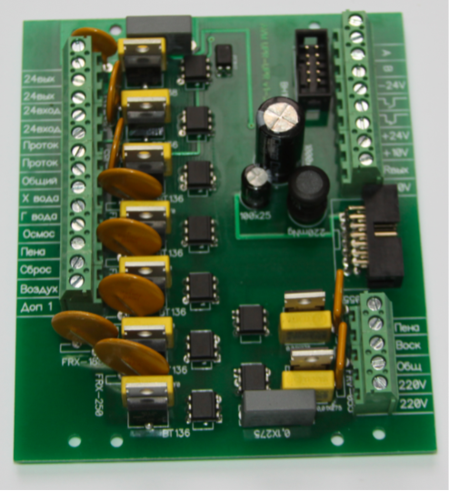 ICW - I/O inside module for wash bay 