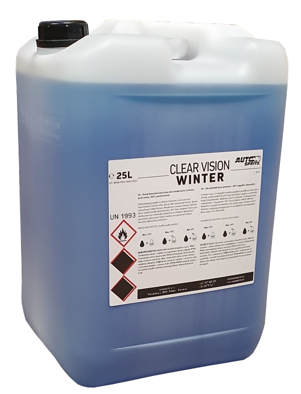 CLEAR VISION WINTER-40°C 25 L concentrate for washers
