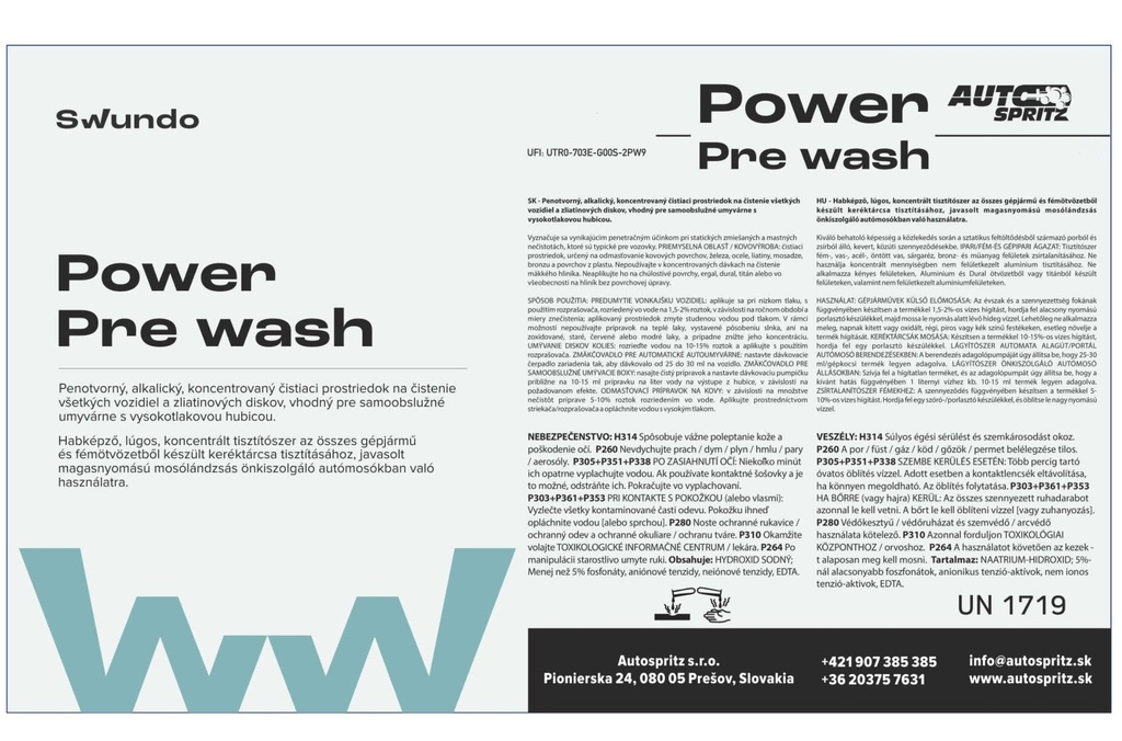 Power Prewash Előmosó