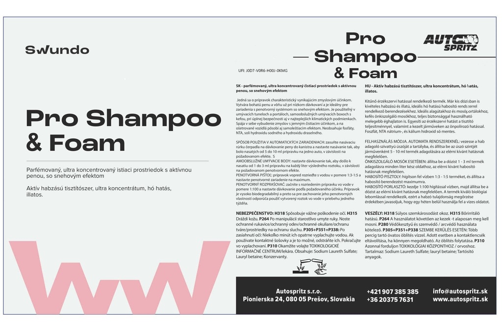 Pro Shampoo & Foam 