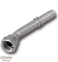 Schwer adaptér hadicový DKR 45° 1.4571 DN6, G3/8" SA-DKR456G38