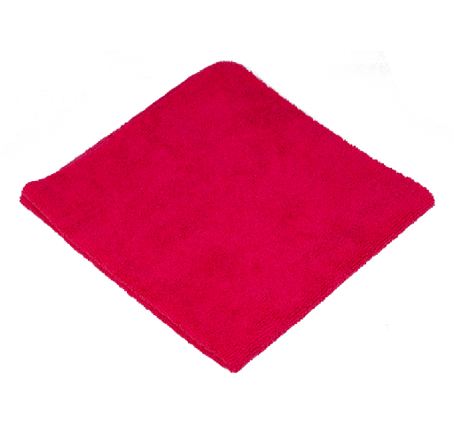 [CP66] Microfiber towel Edgeless 245 Red - 1 ks