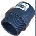 Gray PVC connector for DN40 valve for coin vacuum system 1150035